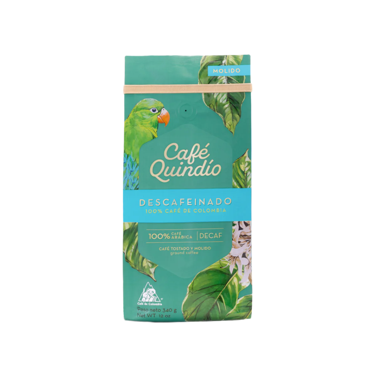 Cafe Quindio GOURMET DECAF GROUND COFFEE - 340g 12oz
