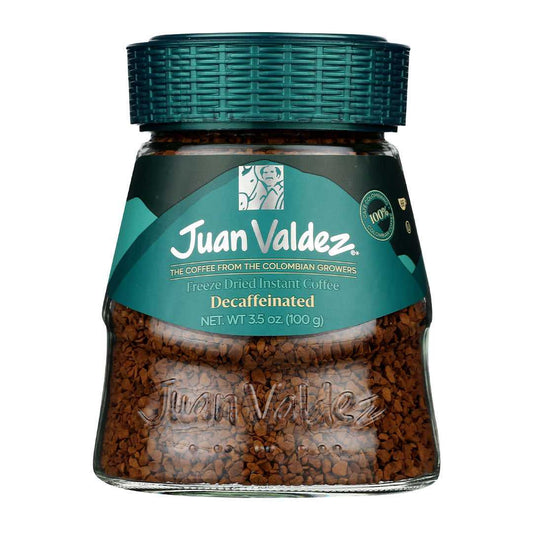 Juan Valdez Instantaneo Descafeinado - Instant Decaff Coffee 3.5 Oz